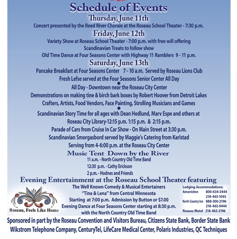 schedule of events
