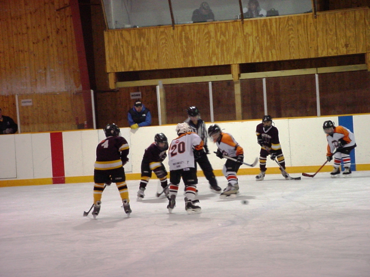 Squirt faceoff